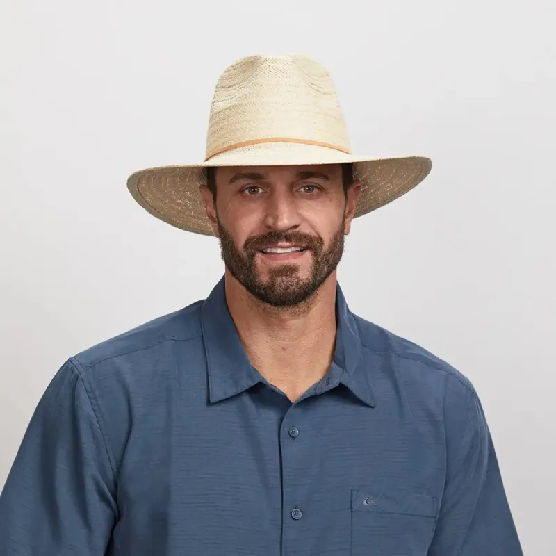 Paulo | Mens Wide Brim Straw Safari Sun Hat sold by American Hat Makers