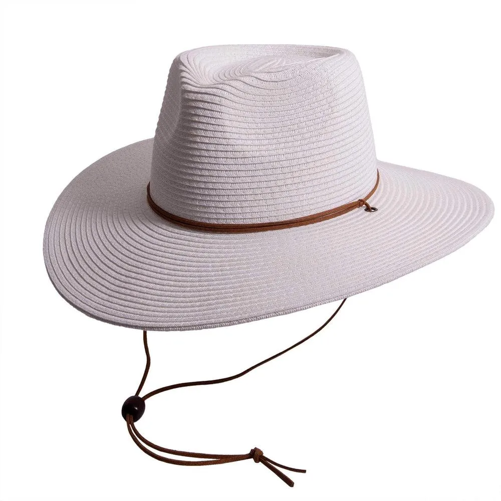 Felix | Mens White Wide Brim Straw Sun Hat sold by American Hat Makers product image thumbnail 2