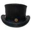 El Dorado Bullet | Mens Leather Top Hat with Bullet Hat Band sold by American Hat Makers