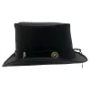 El Dorado Bullet | Mens Leather Top Hat with Bullet Hat Band sold by American Hat Makers