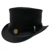 El Dorado Bullet | Mens Leather Top Hat with Bullet Hat Band sold by American Hat Makers