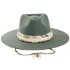 Resort | Mens Wide Brim Felt Fedora Hat sold by American Hat Makers