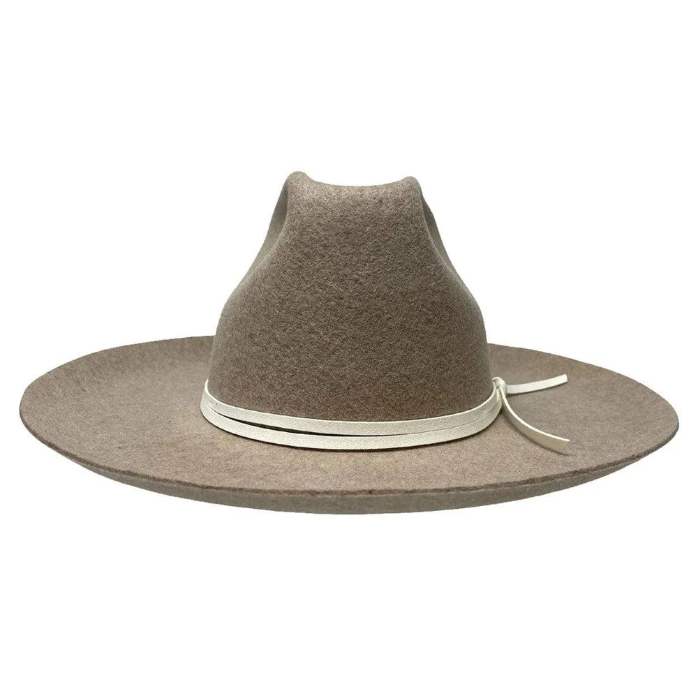 Crescent | Womens Flipped Brim Felt Hat sold by American Hat Makers product image thumbnail 4