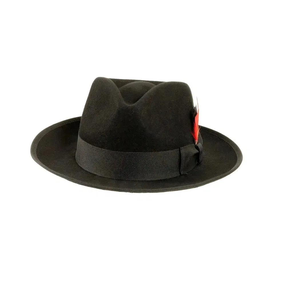 Broadway | Mens Felt Fedora Hat sold by American Hat Makers product image thumbnail 3