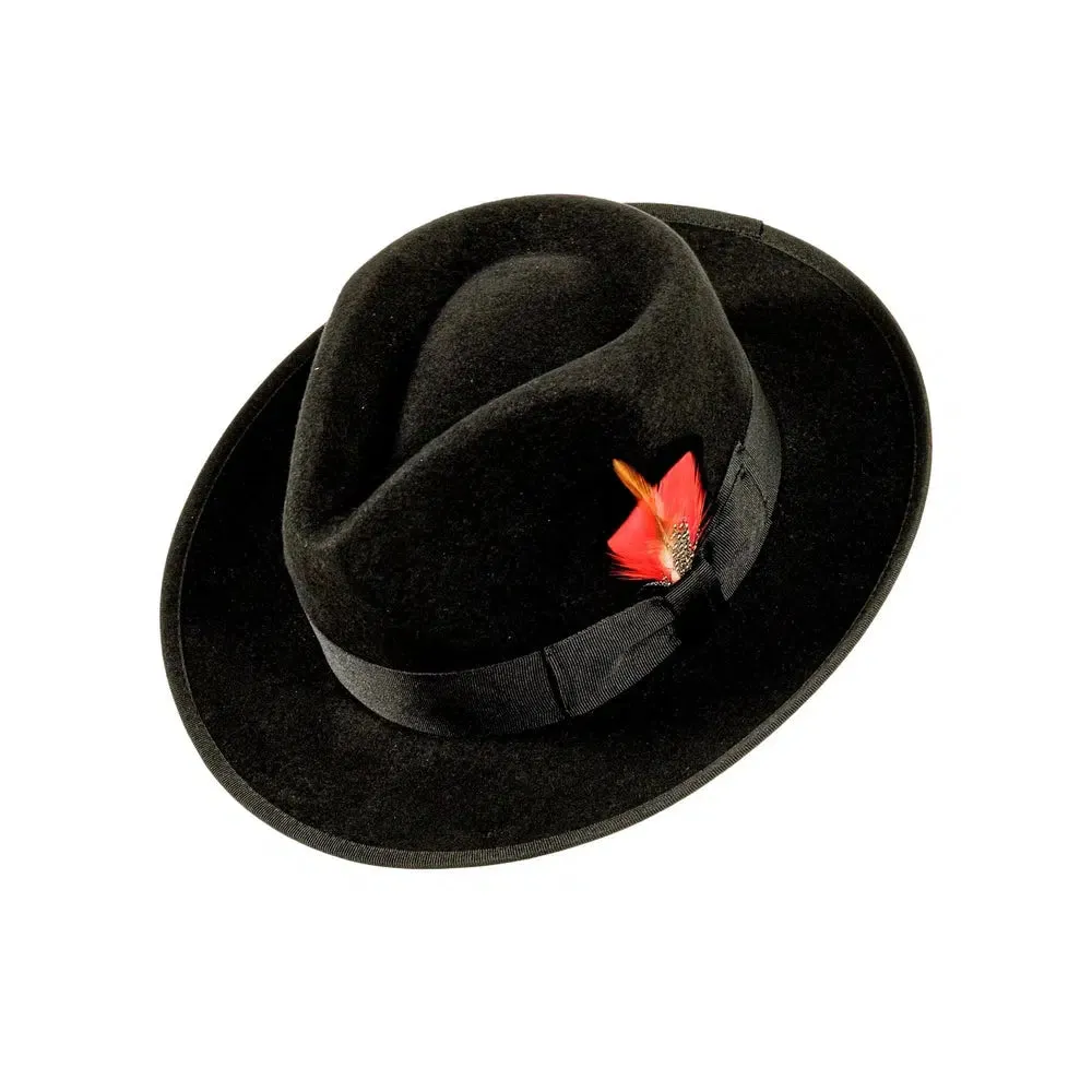 Broadway | Mens Felt Fedora Hat sold by American Hat Makers product image thumbnail 5