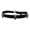 3 Skull | Black Leather Hat Band sold by American Hat Makers