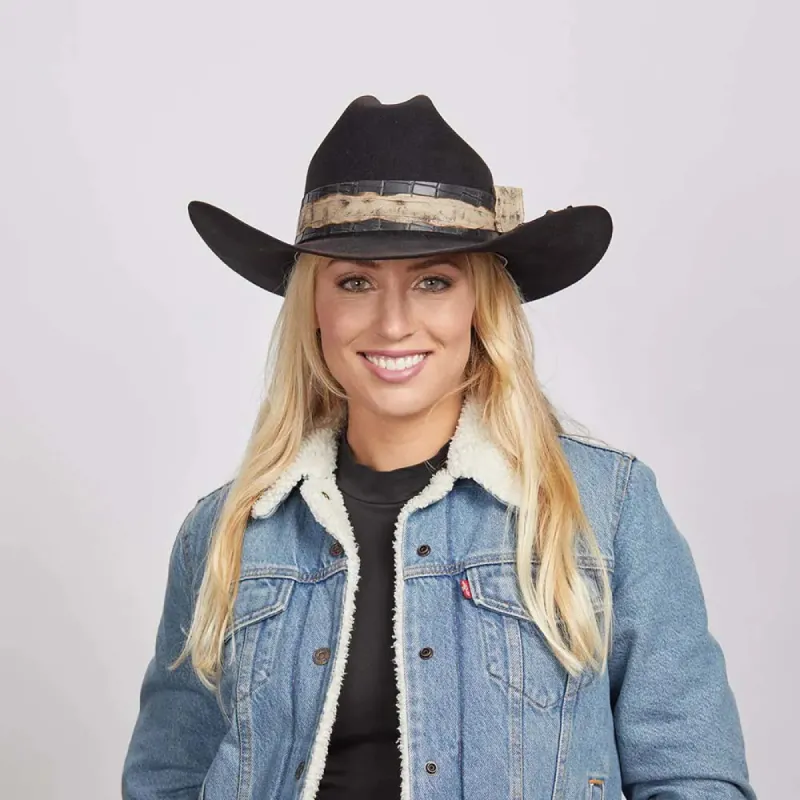 Dirty Cantina | Womens Felt Cowgirl Hat sold by American Hat Makers