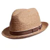 Elias | Mens Straw Fedora Hat sold by American Hat Makers