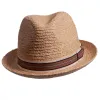 Elias | Mens Straw Fedora Hat sold by American Hat Makers