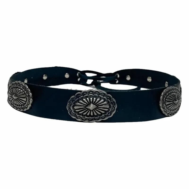 Big Concho | Black Hat Band sold by American Hat Makers