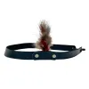 LT | Leather Hat Band with Hat Feather sold by American Hat Makers