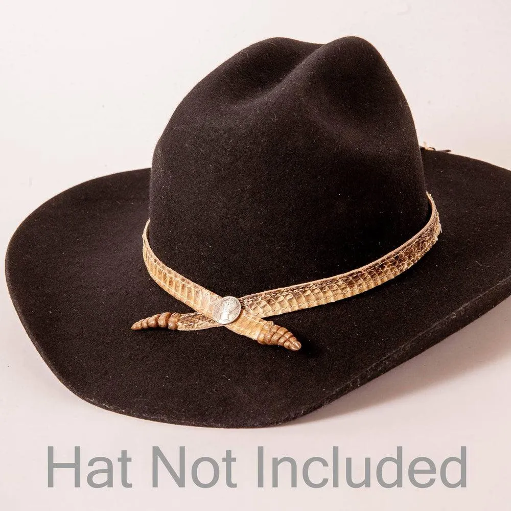 Double Rattle | Rattlesnake Hat Band sold by American Hat Makers product image thumbnail 4