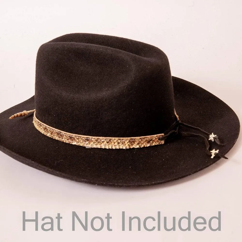 Double Rattle | Rattlesnake Hat Band sold by American Hat Makers product image thumbnail 5