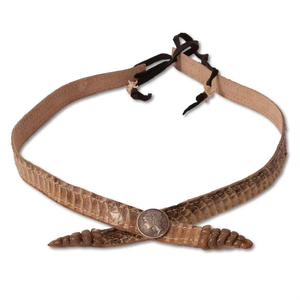 Double Rattle | Rattlesnake Hat Band sold by American Hat Makers