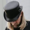 Bromley | Mens Top Hat with Carriage Hat Band sold by American Hat Makers