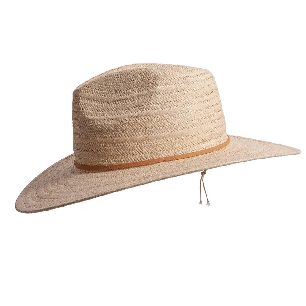 Paulo | Womens Natural Wide Brim Straw Safari Sun Hat sold by American Hat Makers product image thumbnail 5