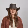 Bushman | Womens Leather Outback Hat sold by American Hat Makers