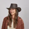 Bushman | Womens Leather Outback Hat sold by American Hat Makers