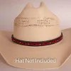 Red Line | Cowboy Hat Band sold by American Hat Makers