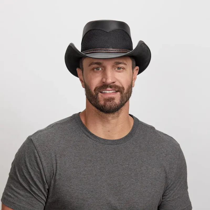 Durango | Mens Leather Cowboy Hat sold by American Hat Makers