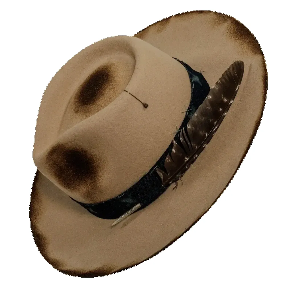 Wanderer | Mens Felt Fedora Hat sold by American Hat Makers product image thumbnail 5