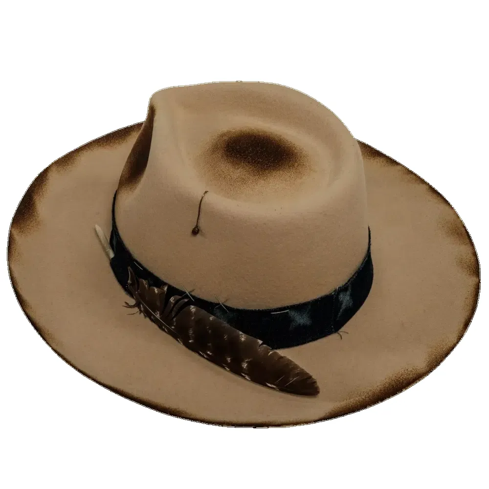 Wanderer | Mens Felt Fedora Hat sold by American Hat Makers product image thumbnail 4