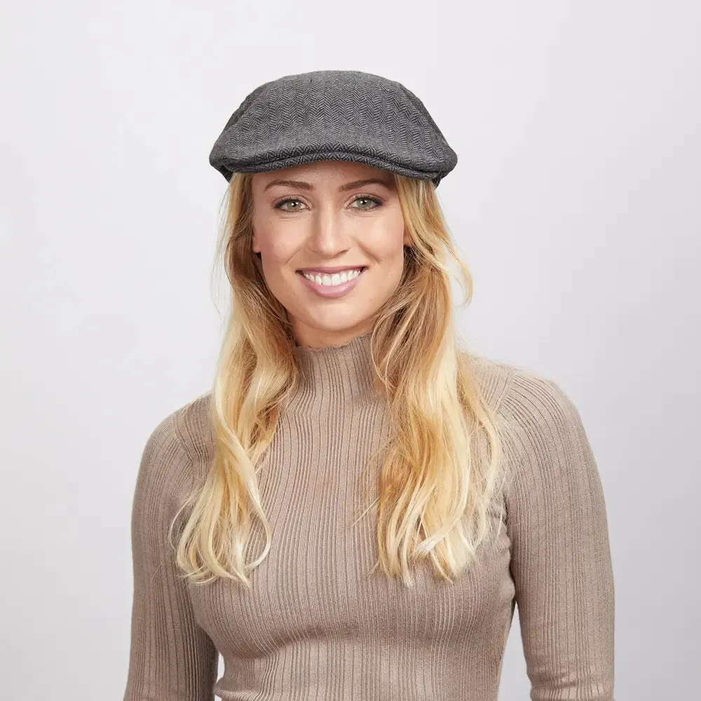 Mikey | Womens Newsboy Flat Cap sold by American Hat Makers