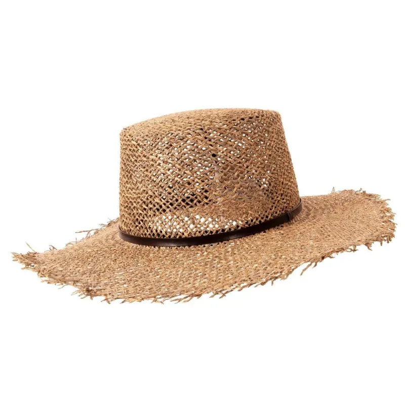Seabrook | Womens Wide Brim Straw Sun Hat sold by American Hat Makers