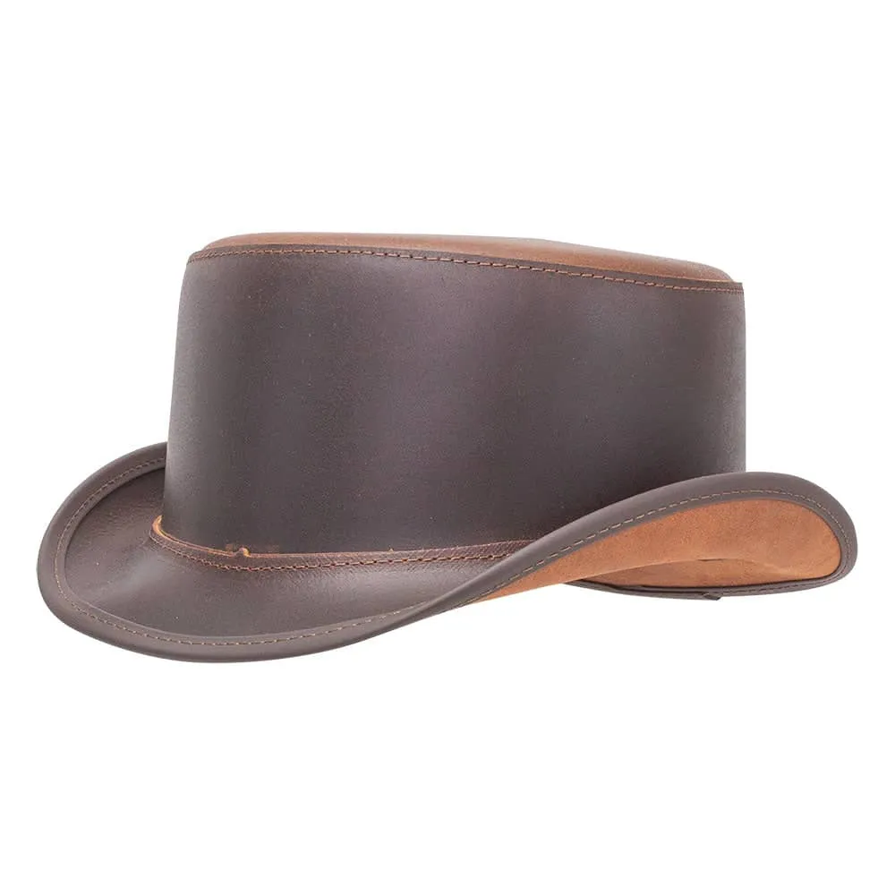Bromley | Womens Leather Top Hat sold by American Hat Makers product image thumbnail 2