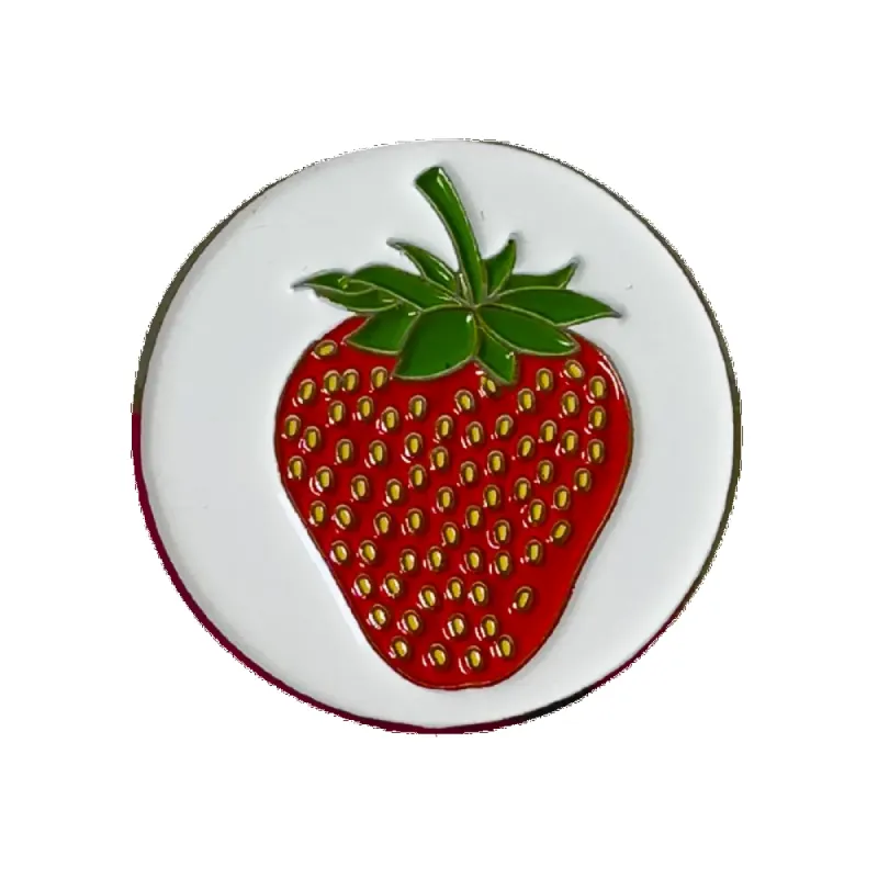 Strawberry | Magnetic Hat Pin sold by American Hat Makers