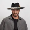 Lounge | Mens Black Pencil Rim Felt Hat sold by American Hat Makers