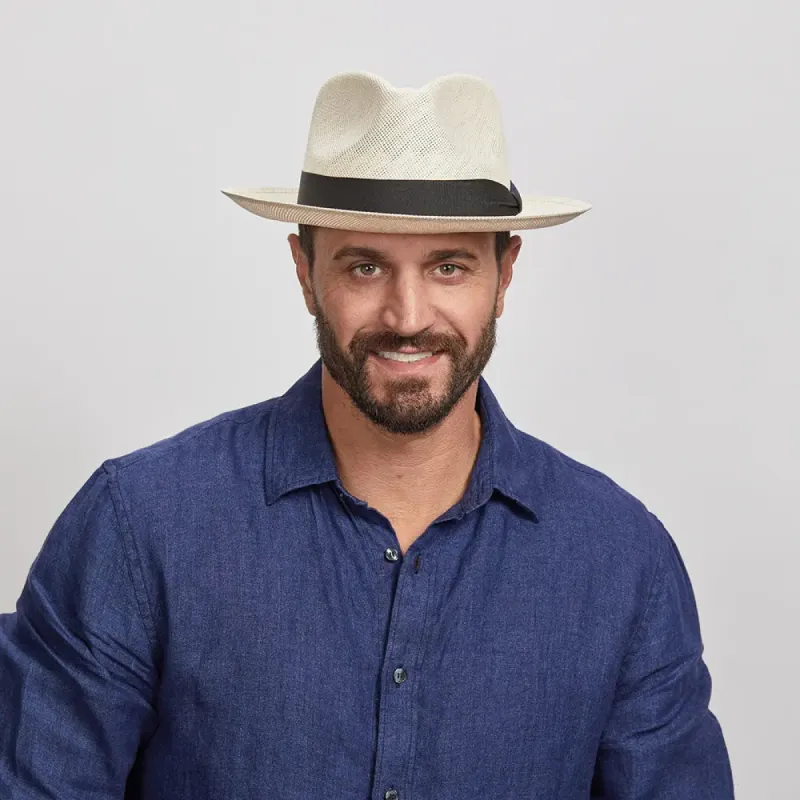 Ibiza | Mens Straw Fedora Hat sold by American Hat Makers