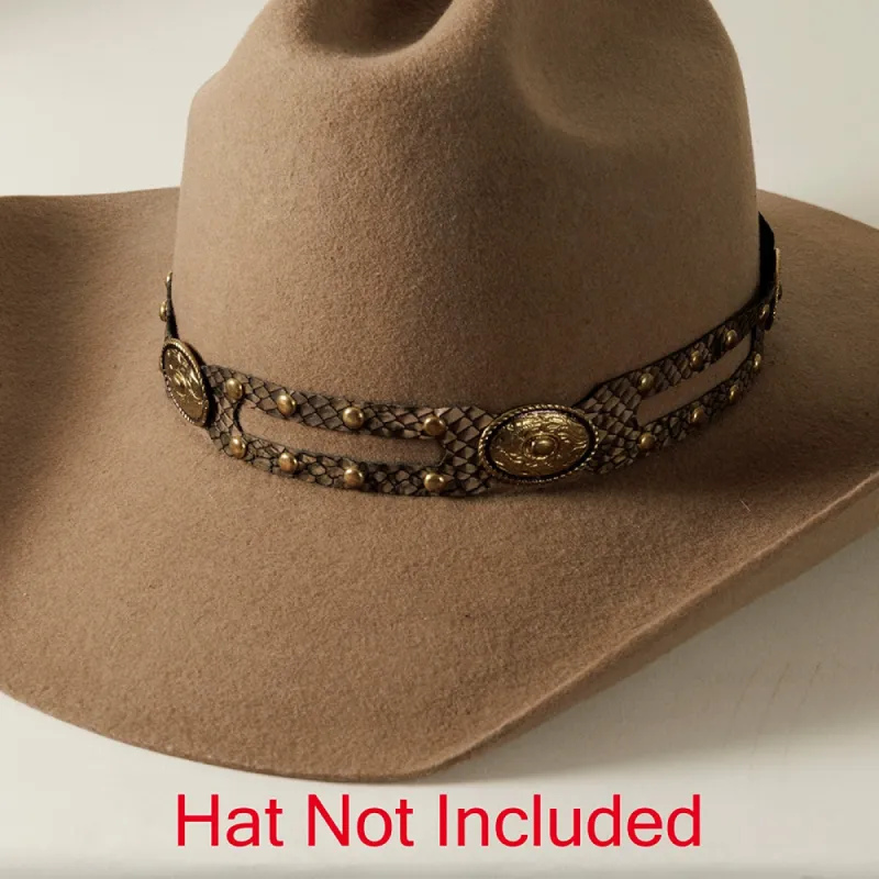 Brassy | Cowboy Hat Band made by American Hat Makers