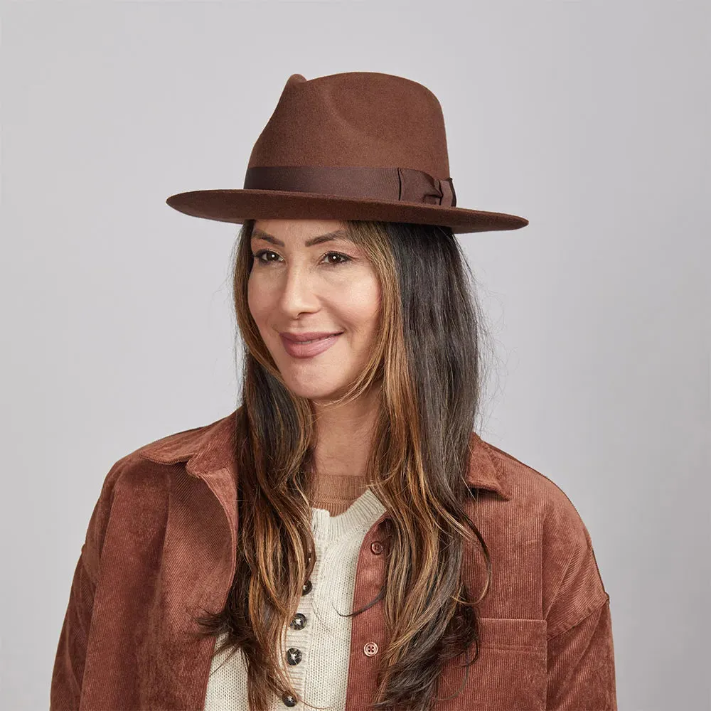 Adventure | Womens Felt Fedora Hat sold by American Hat Makers product image thumbnail 4