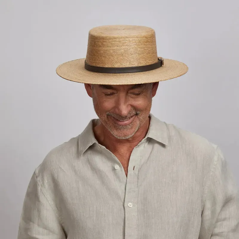 Cozumel | Mens Wide Brim Straw Sun Hat sold by American Hat Makers
