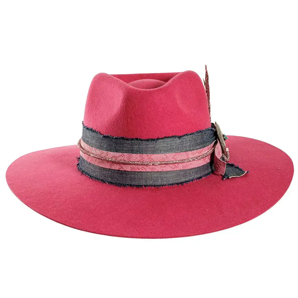 Rodeo Babe | Womens Felt Fedora Hat sold by American Hat Makers product image thumbnail 3