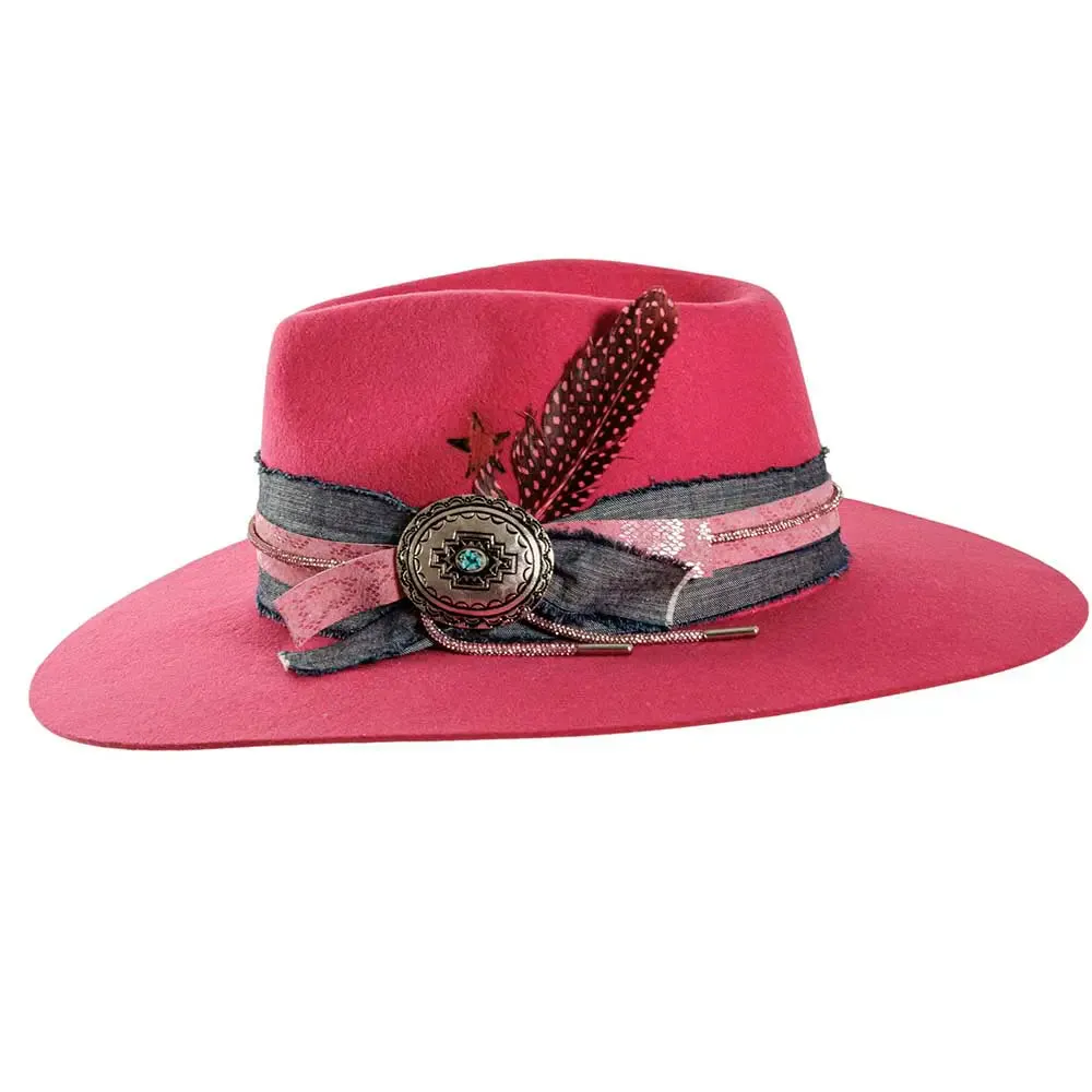 Rodeo Babe | Womens Felt Fedora Hat sold by American Hat Makers product image thumbnail 5