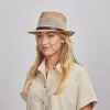 Tuscany | Womens Fedora Straw Trilby Hat sold by American Hat Makers