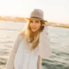 Tuscany | Womens Fedora Straw Trilby Hat sold by American Hat Makers