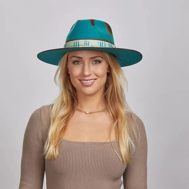 Grid | Womens Felt Fedora Hat sold by American Hat Makers