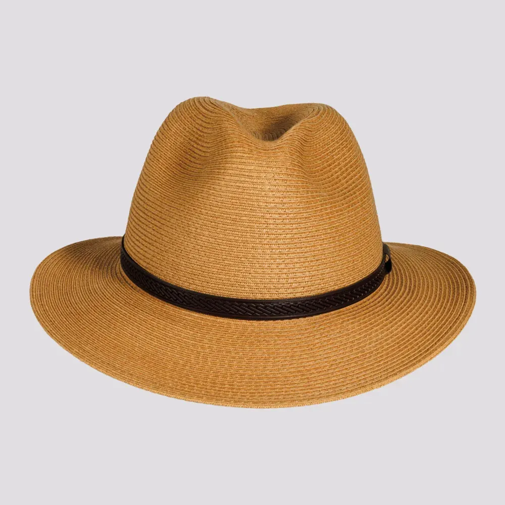 Nassau | Mens Fine Toyo Paper Braid Downturn Safari Sun Hat sold by American Hat Makers product image thumbnail 2