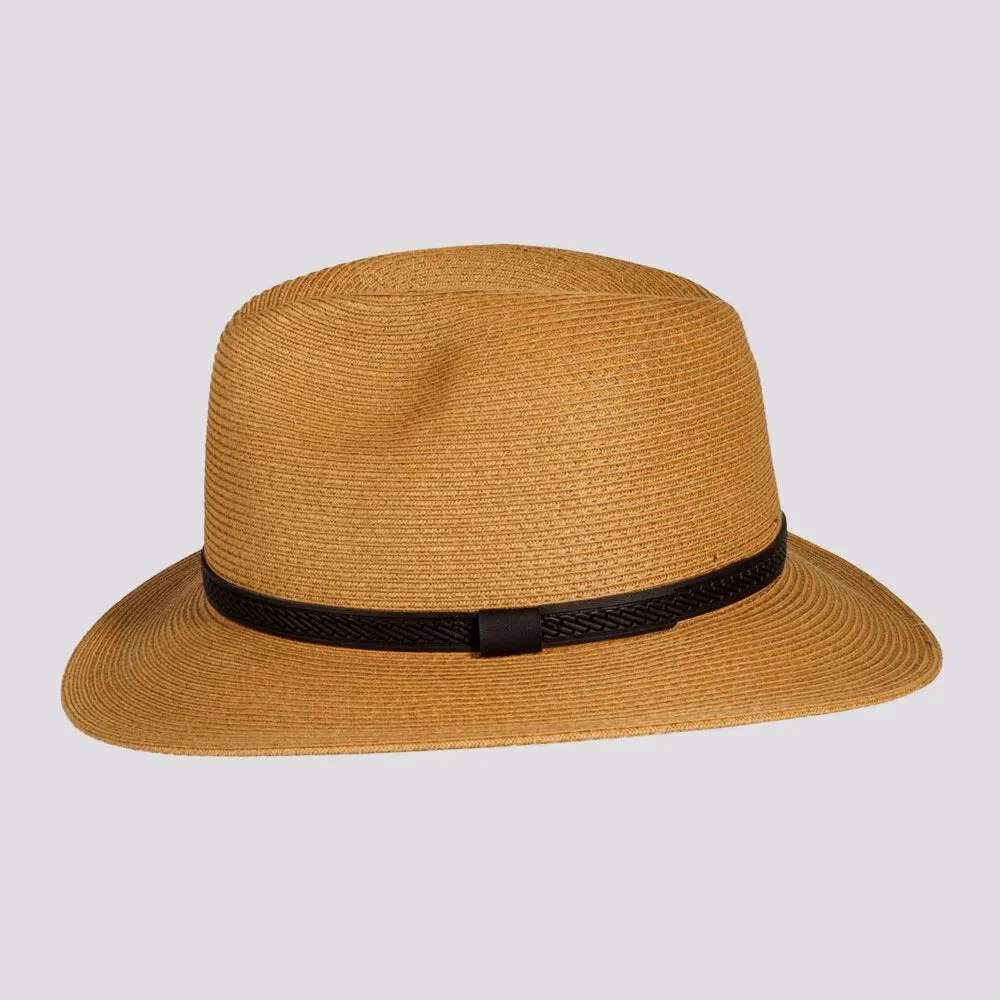 Nassau | Mens Fine Toyo Paper Braid Downturn Safari Sun Hat sold by American Hat Makers product image thumbnail 3
