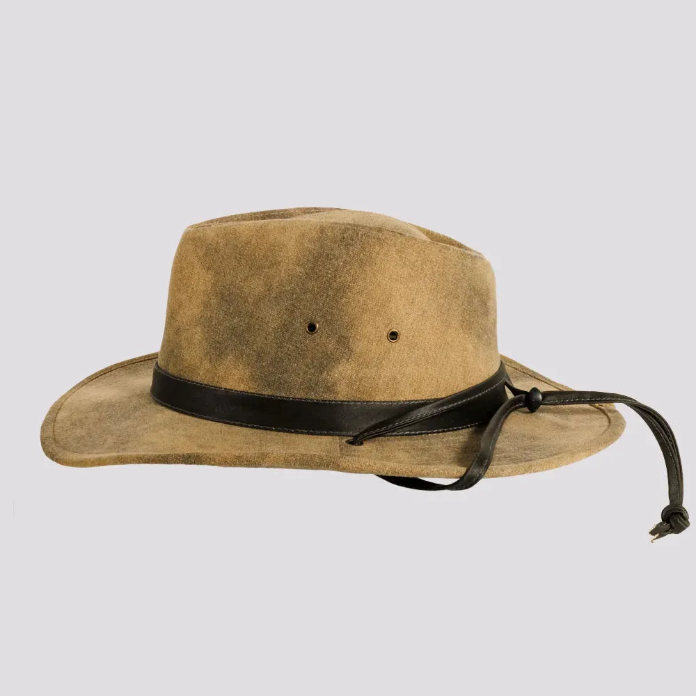 Fuji | Womens Distressed Cotton Outback Hat sold by American Hat Makers product image thumbnail 3