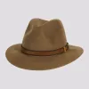 Moab | Mens Crushable Wool Felt Safari Hat with Leather Band sold by American Hat Makers