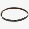 Elan | Leather Hat Band with Three Piece Buckle sold by American Hat Makers