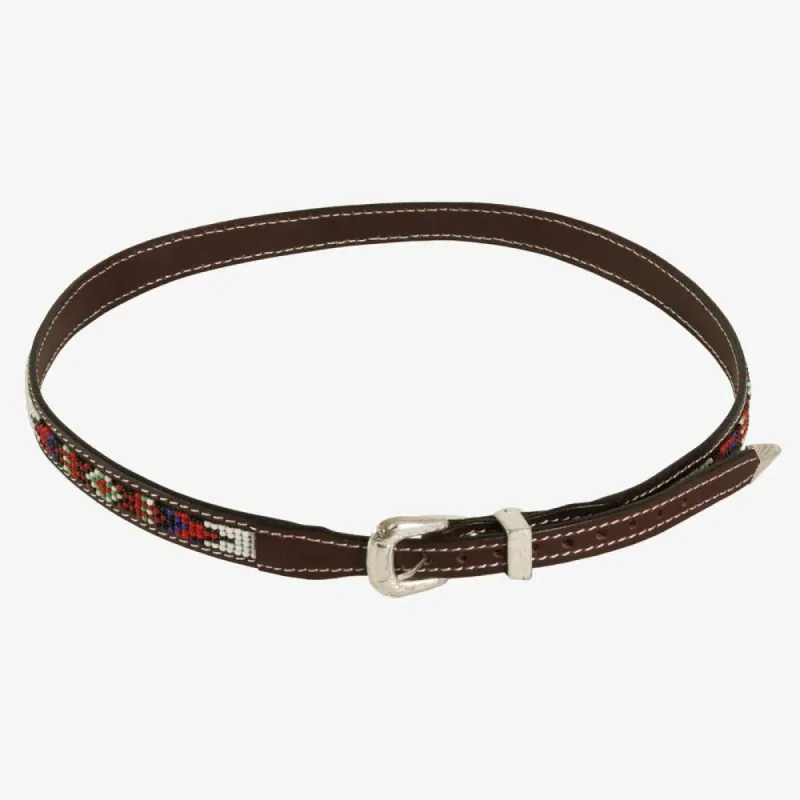 Nita | Beaded Leather Hat Band made by American Hat Makers