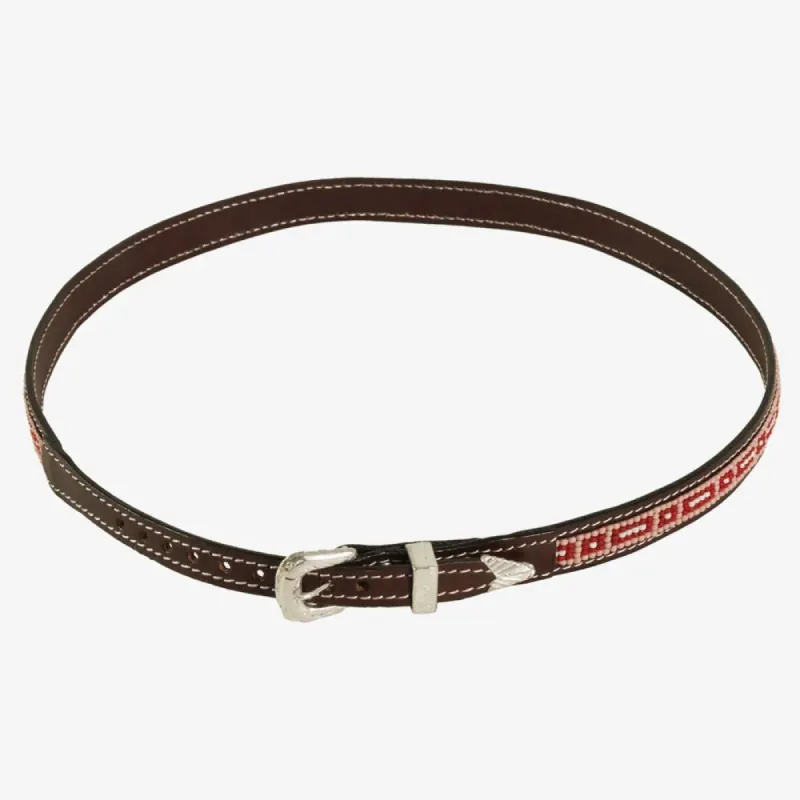 Mahlia | Beaded Leather Hat Band sold by American Hat Makers