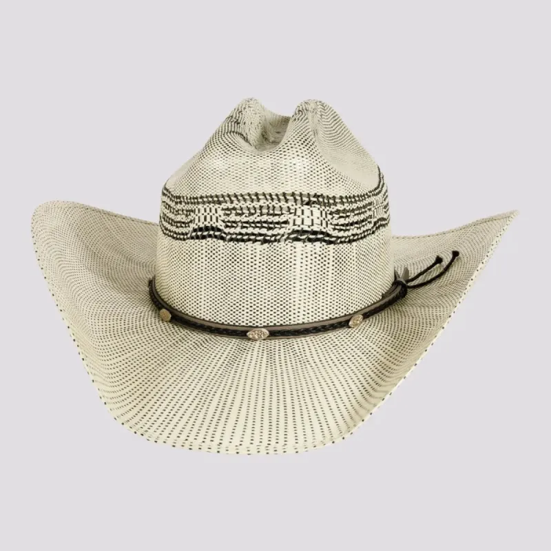 Curly | Mens Woven Western Bangora Straw Cowboy Hat sold by American Hat Makers