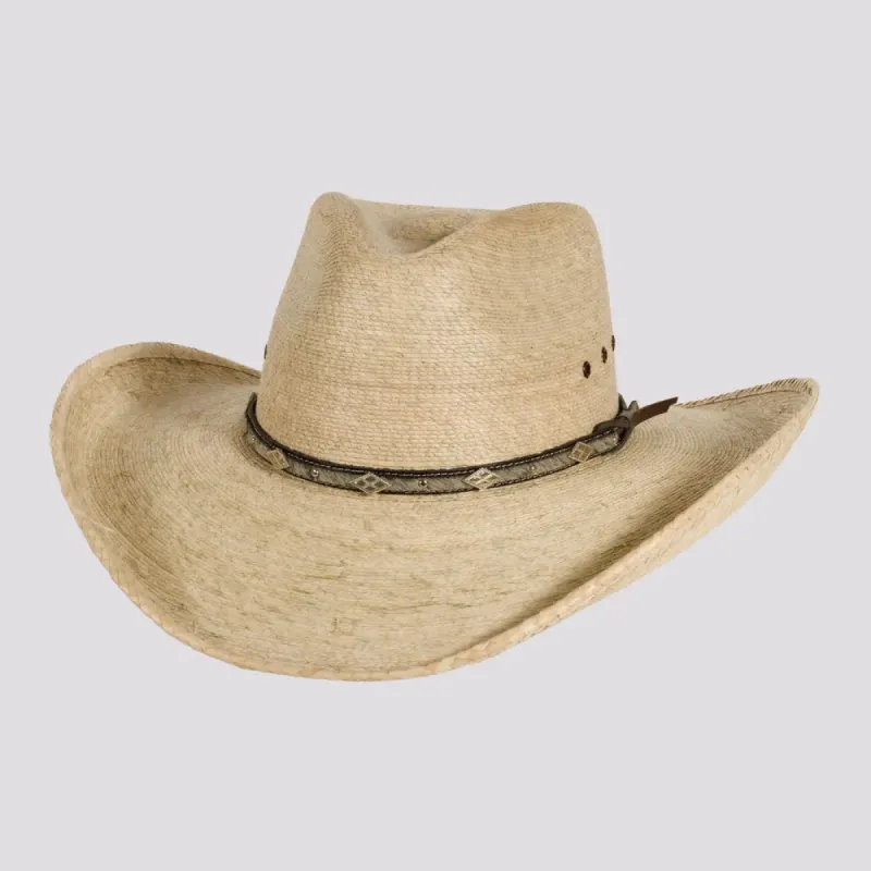 Wyatt | Mens Fine Mexican Palm Tycoon Cowboy Hat sold by American Hat Makers