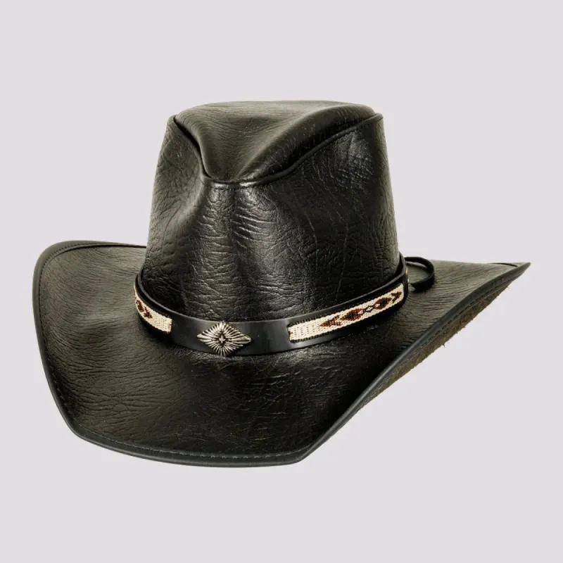 Badlands | Womens Buffalo Leather Cowgirl Hat sold by American Hat Makers